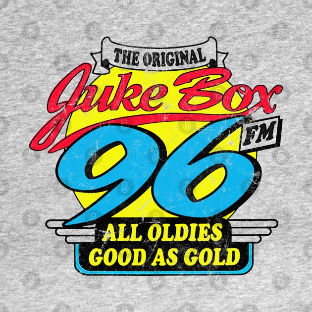 90s Faded Style Vintage Jukebox 96 FM St Louis by CultOfRomance